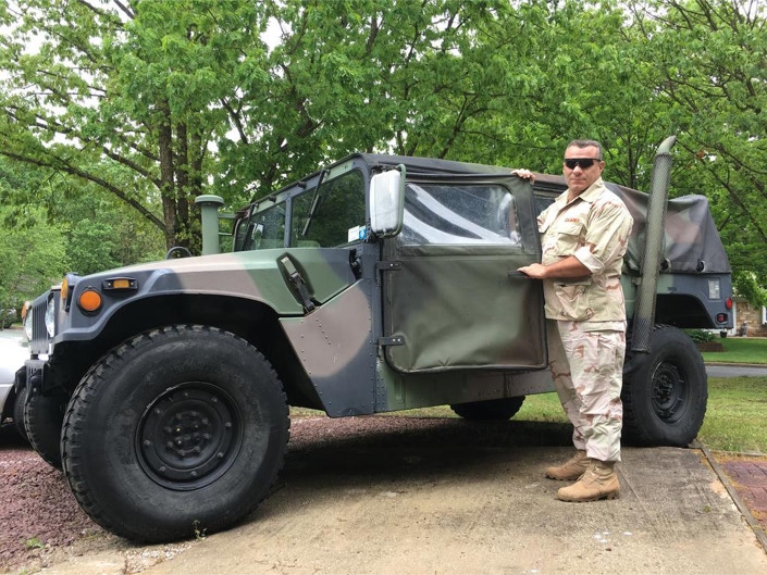 HMMWV ready for Parade